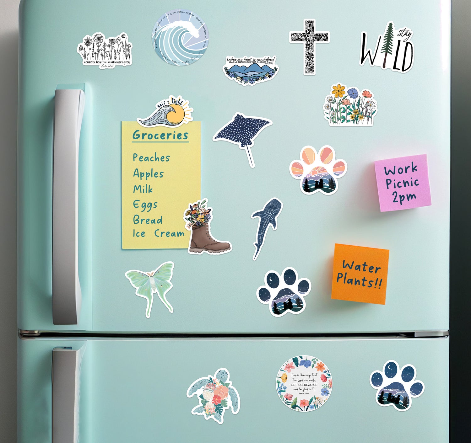 Wild Peonies Studio fridge magnets