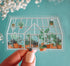 Greenhouse full of plants clear vinyl sticker