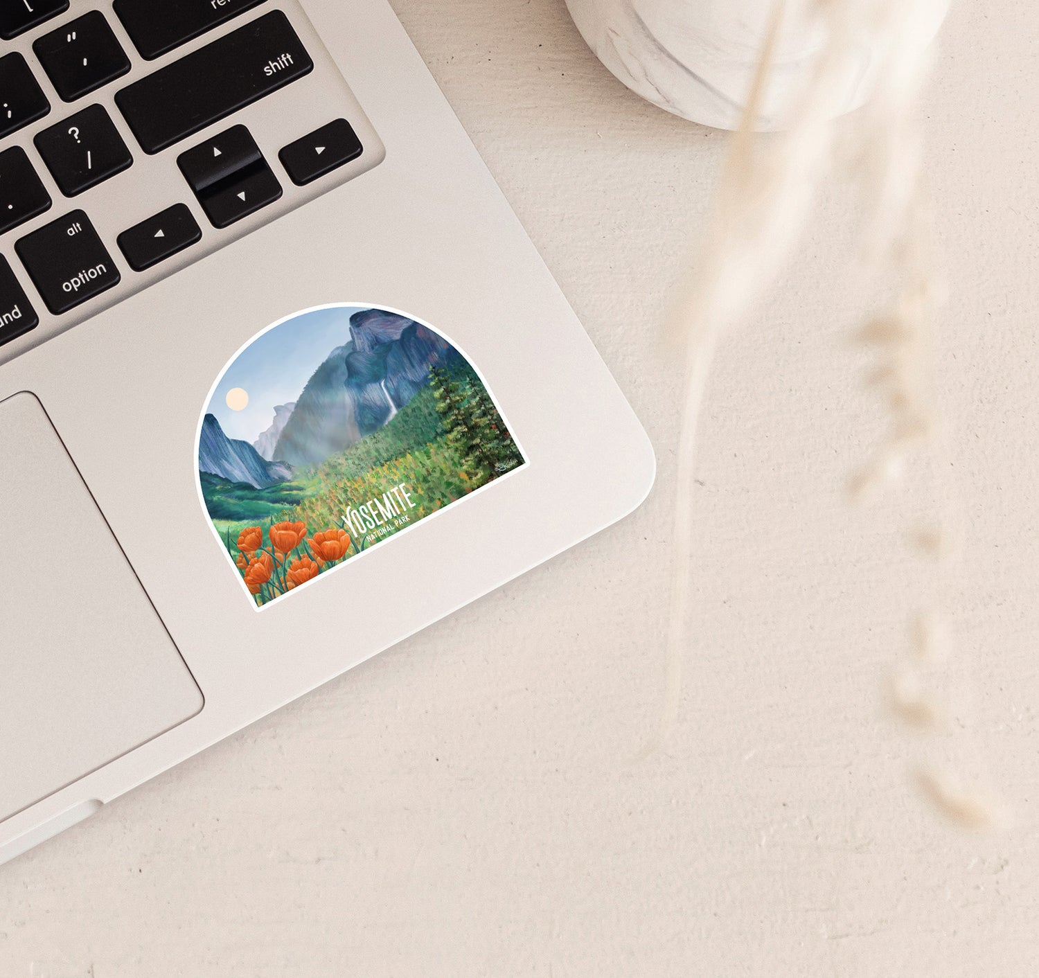 Yosemite National Park laptop decal