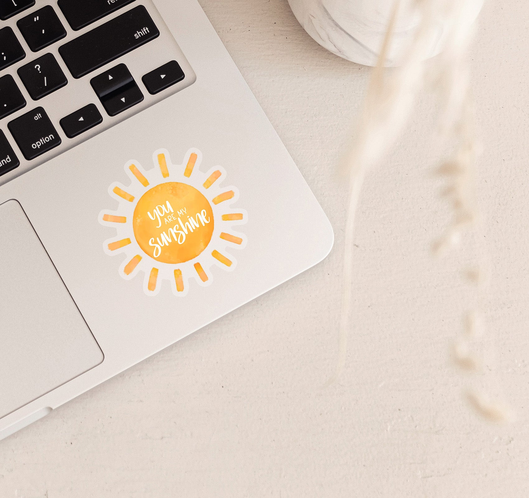 You are my sunshine sun laptop sticker