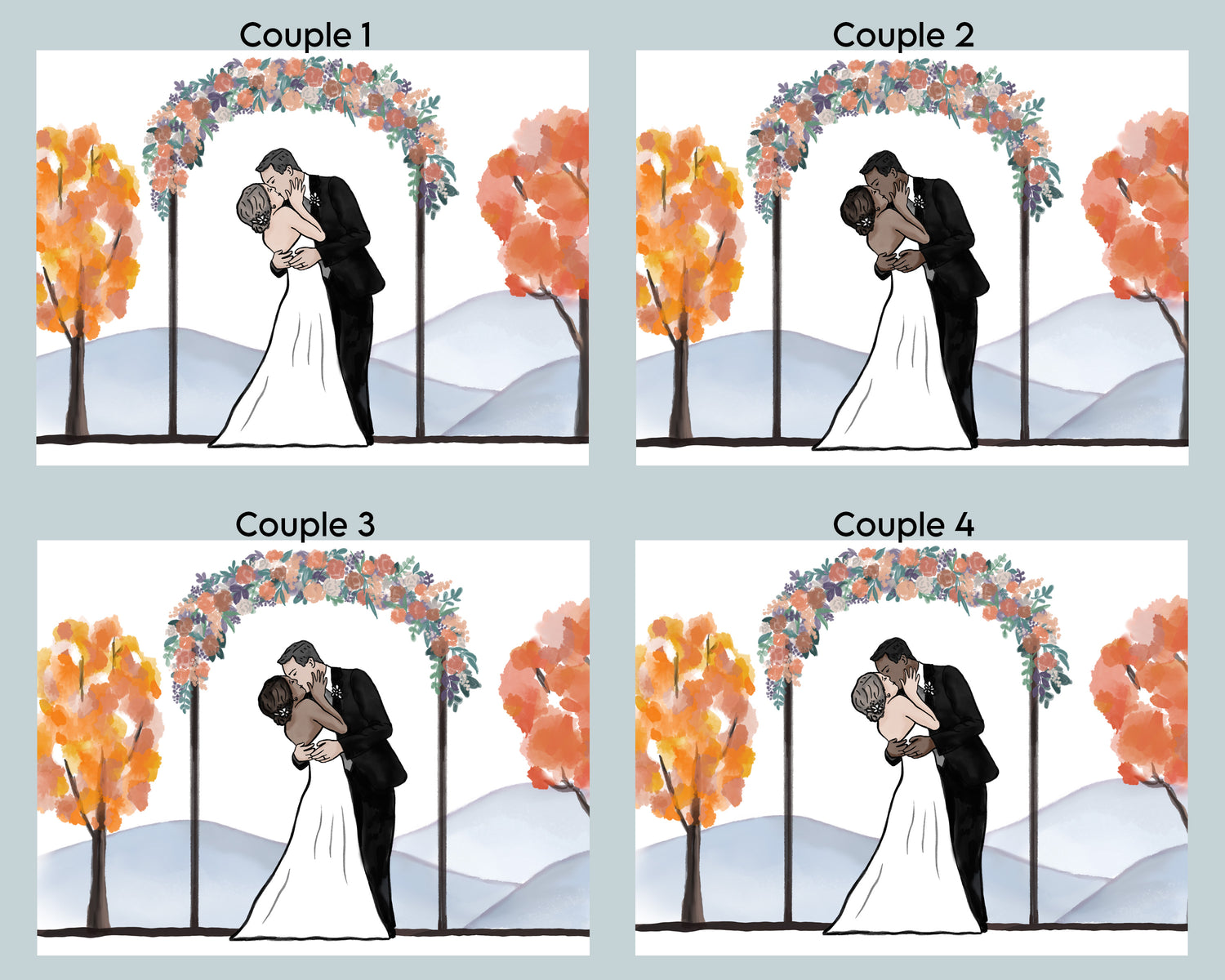 Fall Wedding Camp Mug