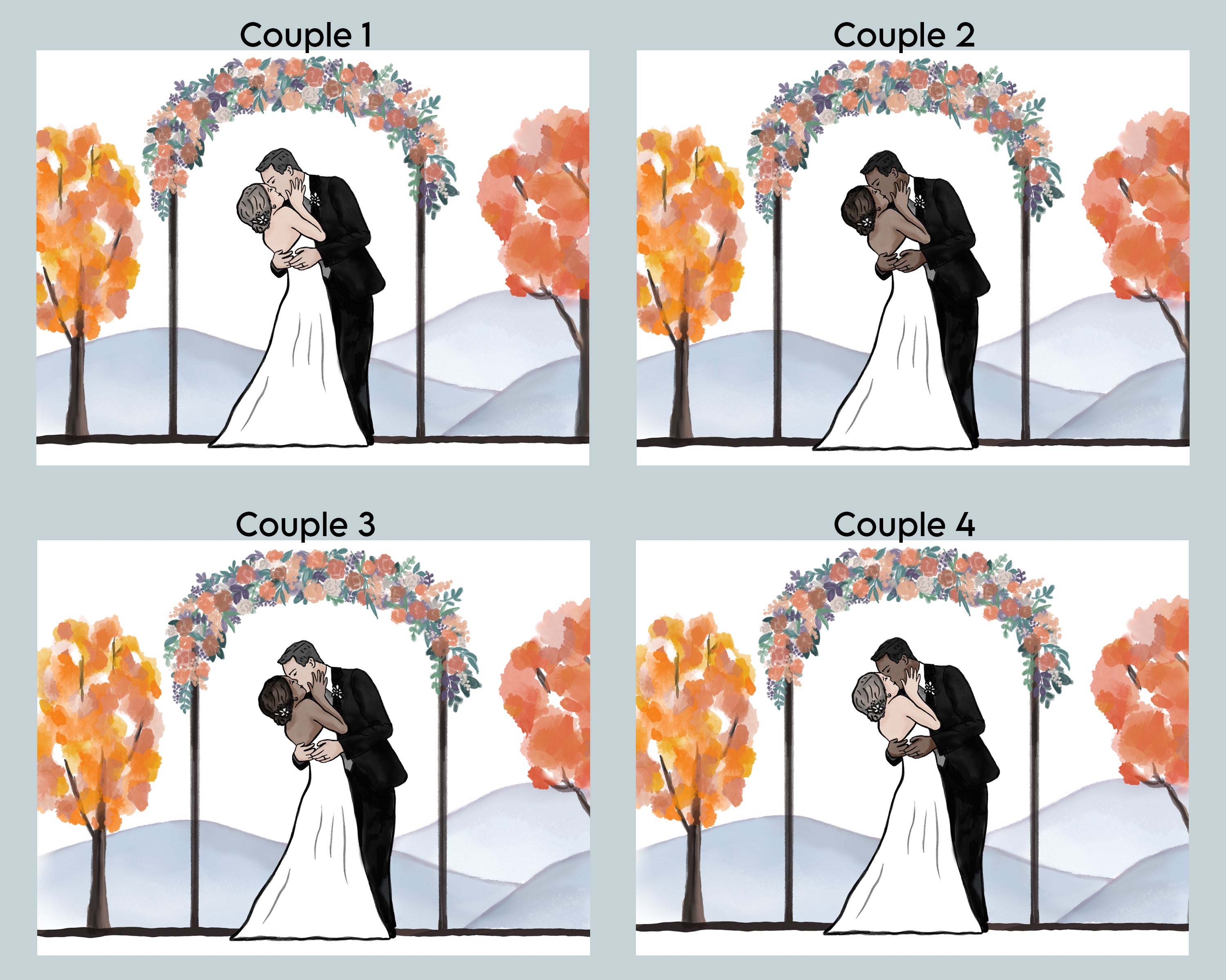 Fall Wedding Camp Mug