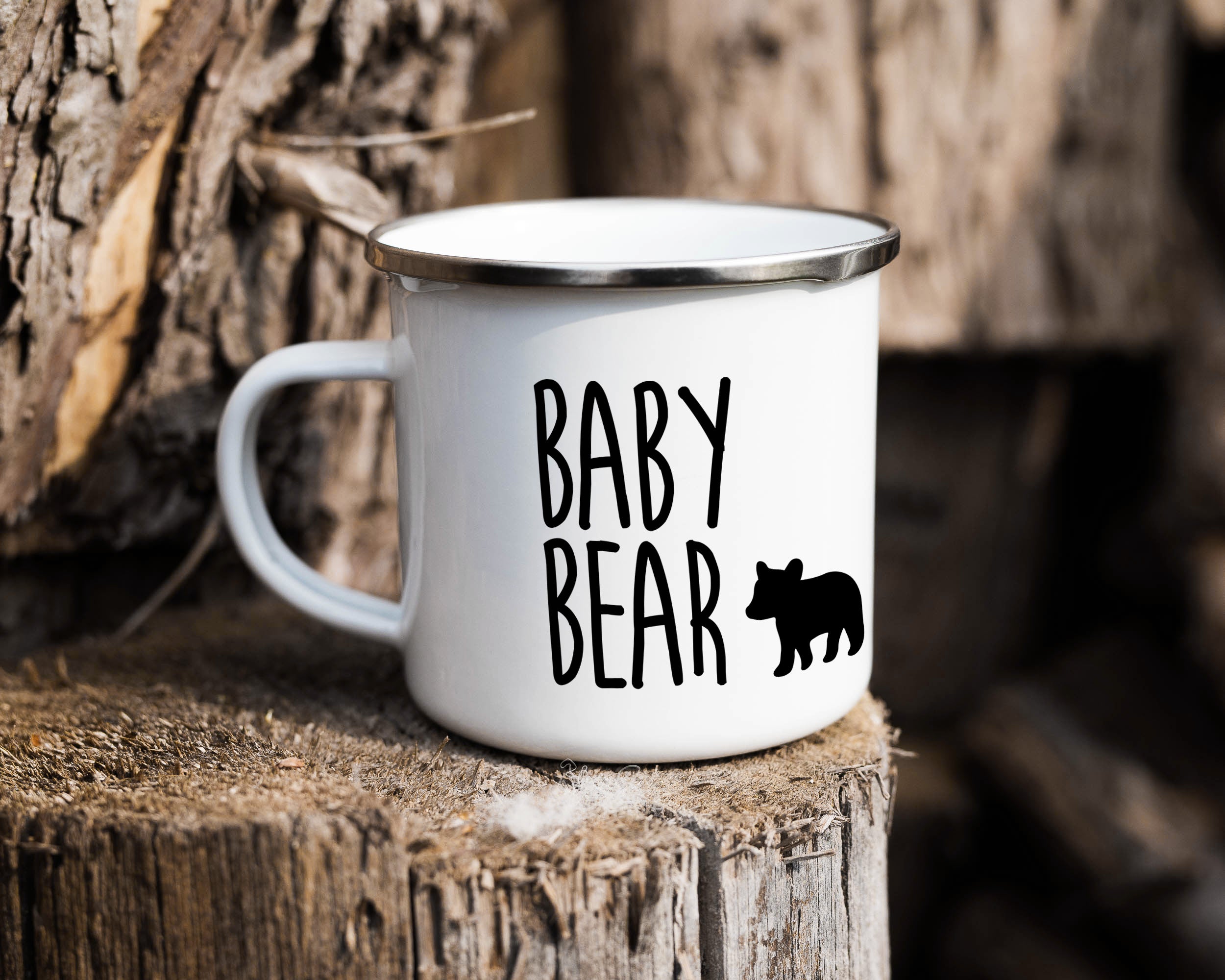 Mama Bear and Papa Bear Handmade Mug