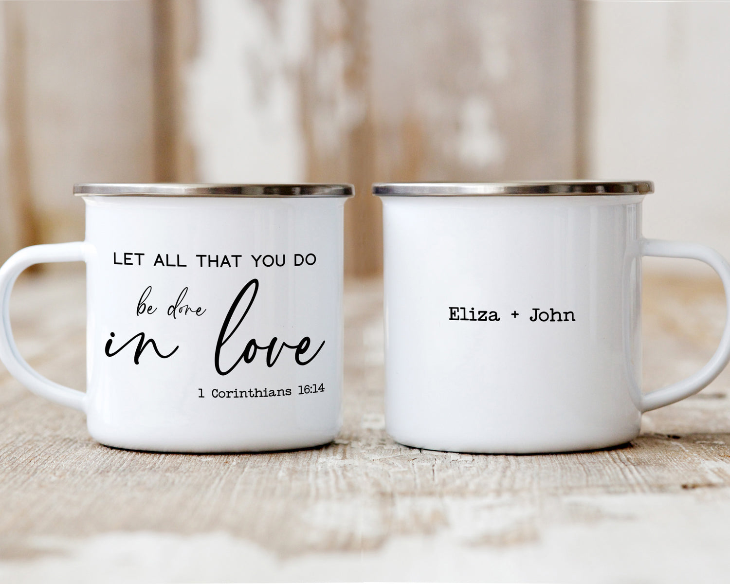 Let All That You Do Be Done in Love Camp Mug