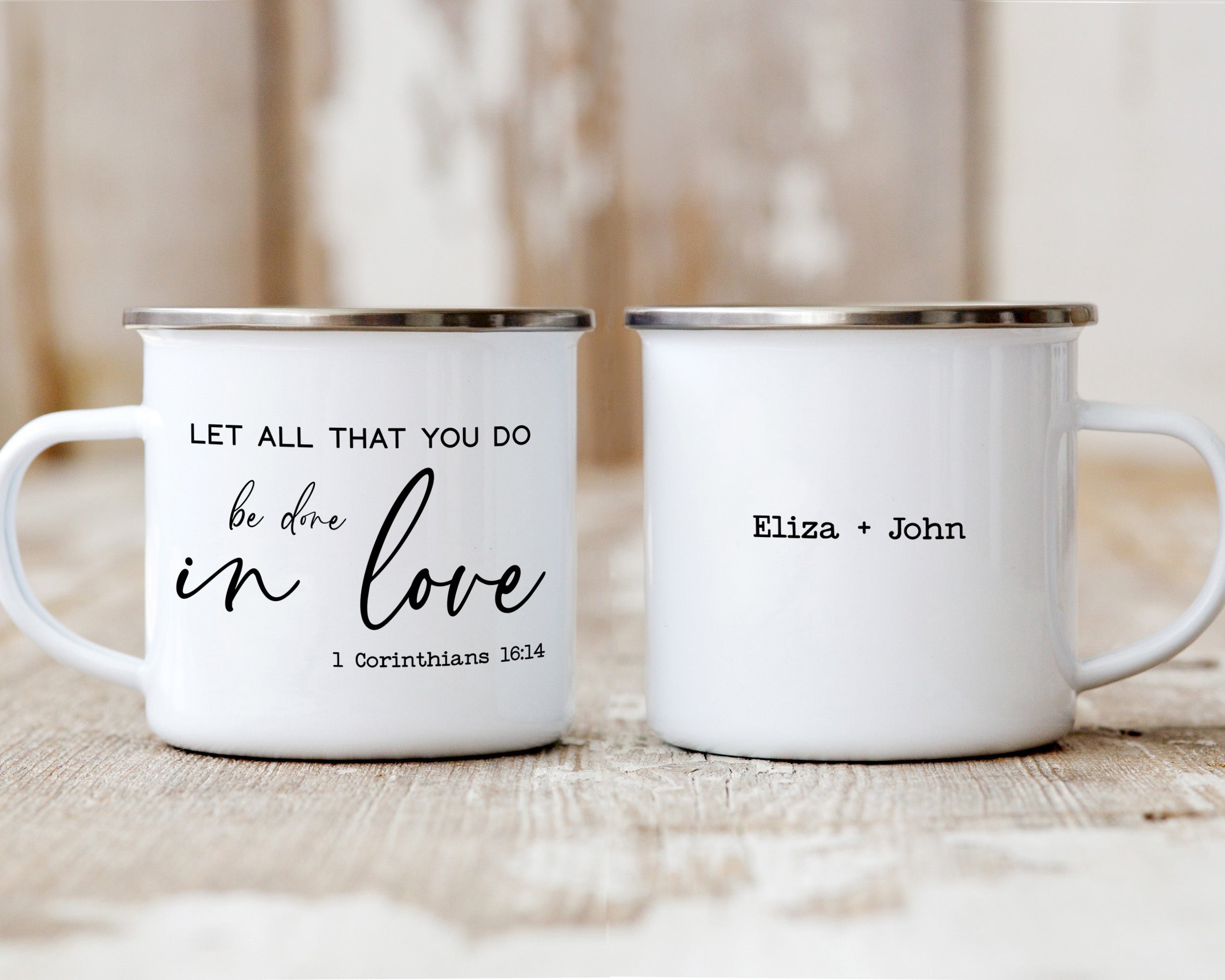 Let All That You Do Be Done in Love Camp Mug