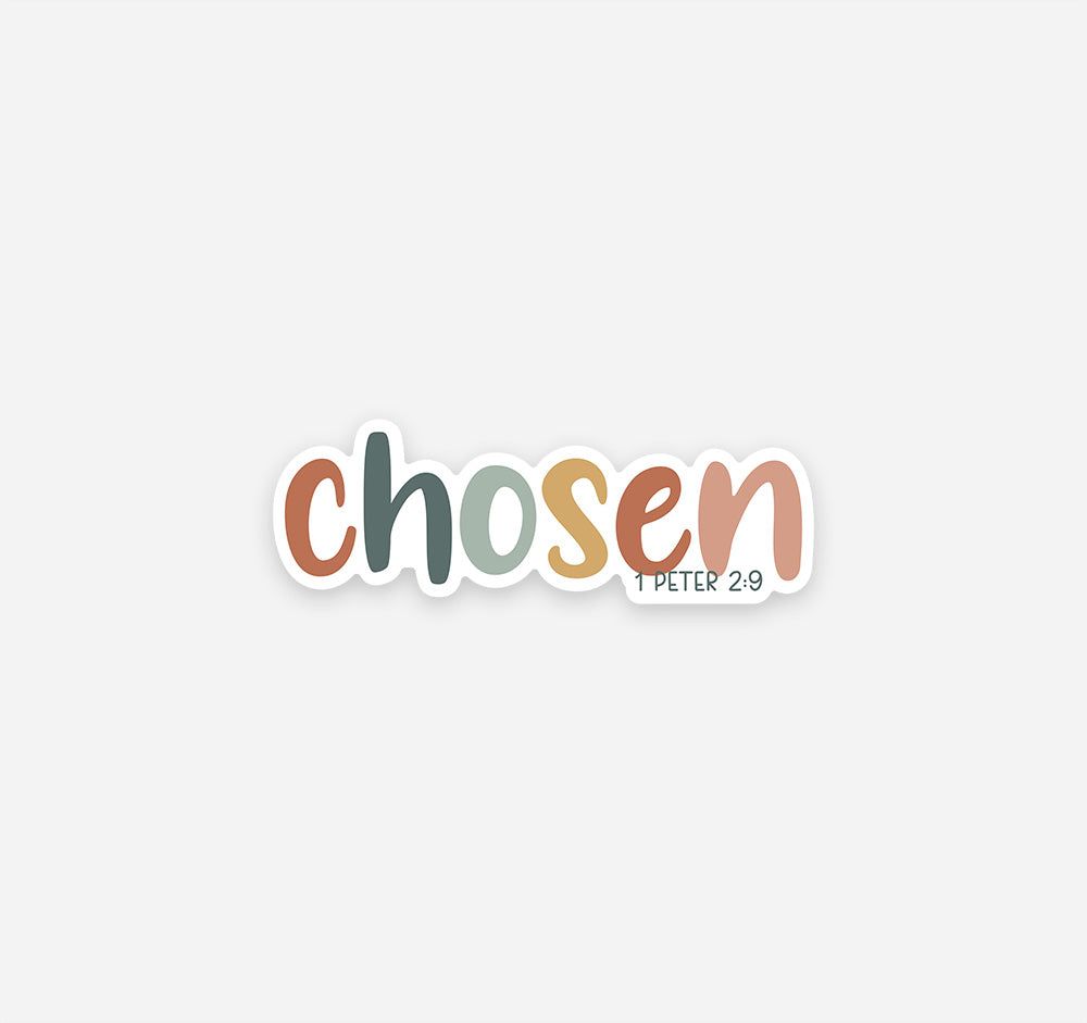 Chosen Christian sticker