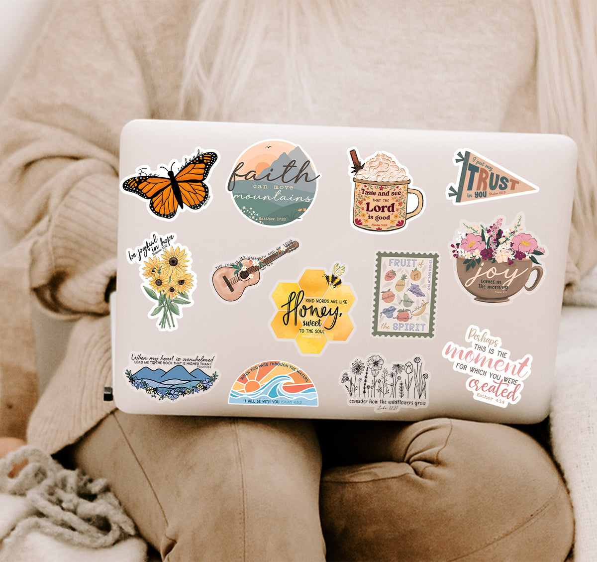 A silver laptop resting on a person&