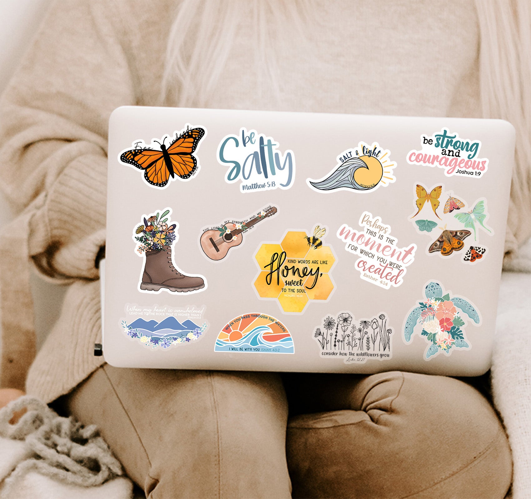 Christian laptop decals and stickers