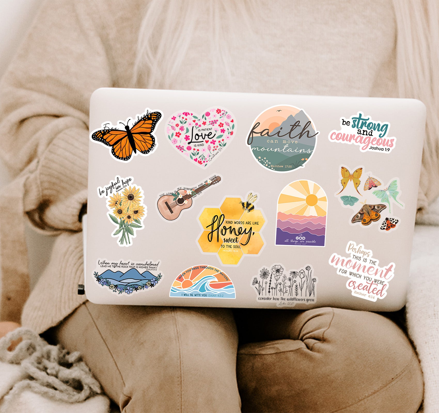 Faith and Christian laptop decals