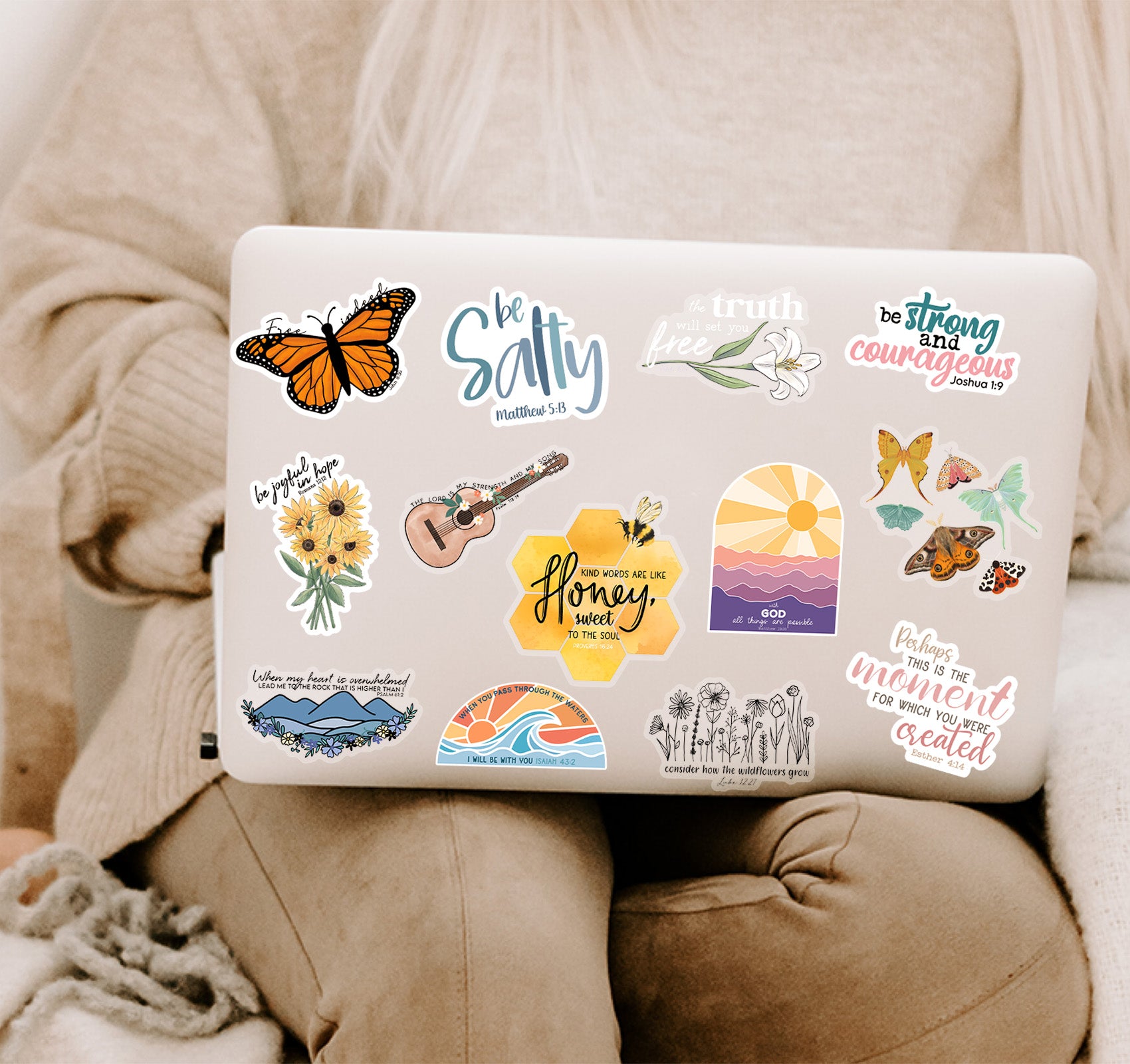 Christian laptop decals and stickers