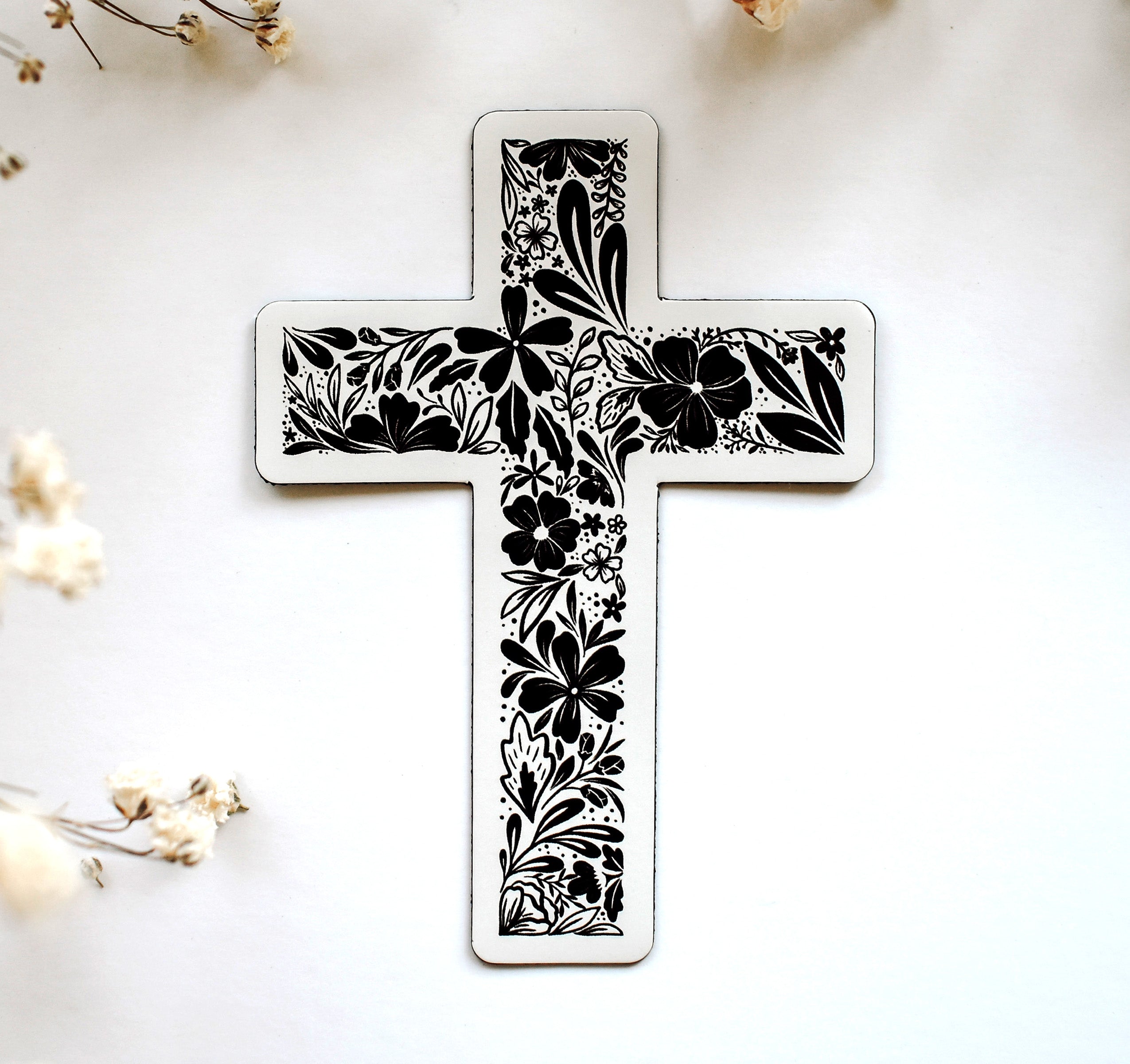 Christian cross magnet