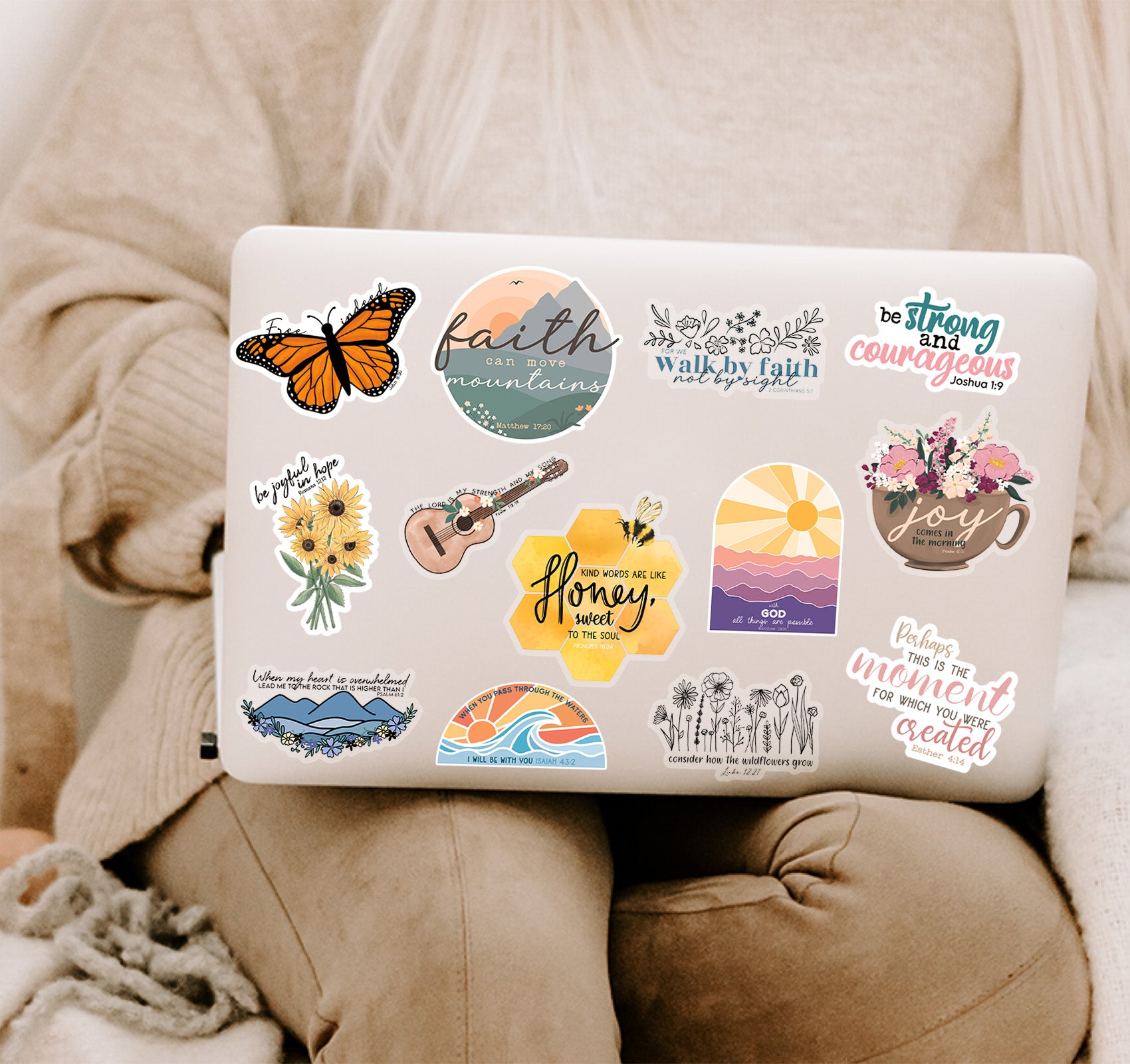 Christian laptop stickers