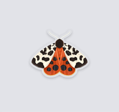 Garden tiger moth sticker