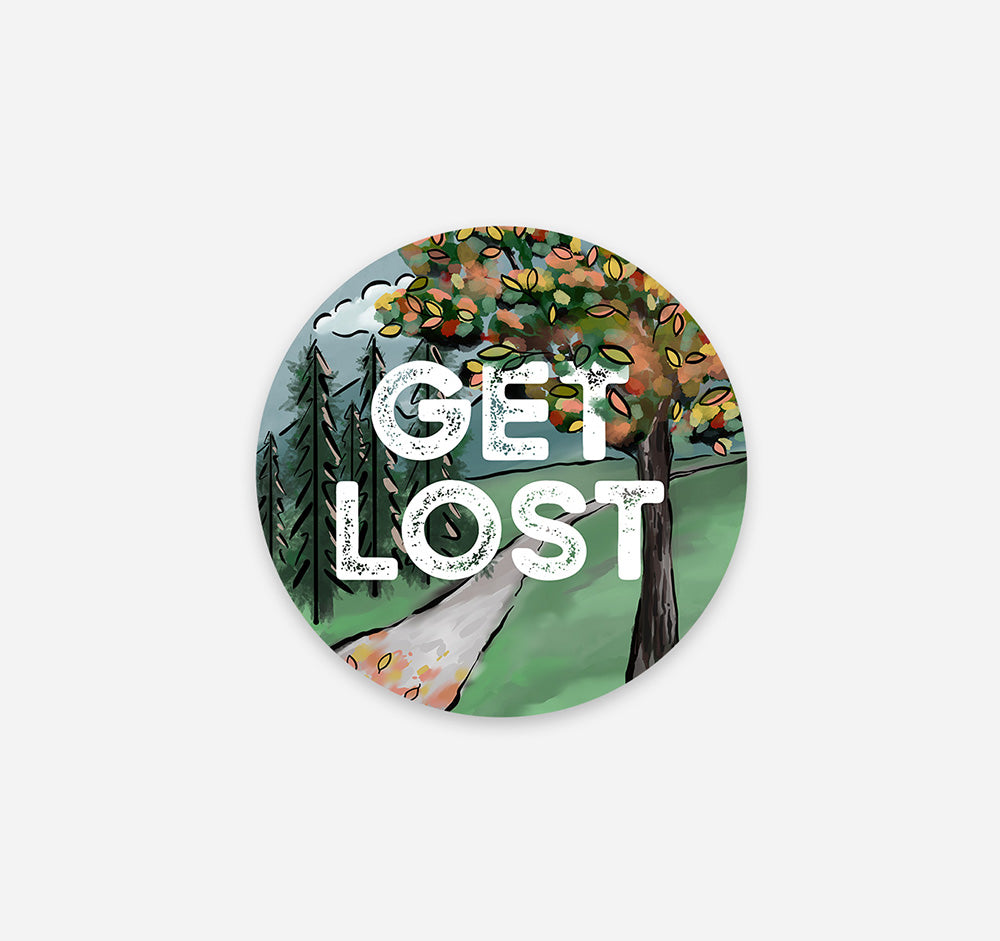 Get Lost Vinyl Sticker