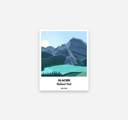 Glacier National Park sticker