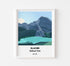 Glacier National Park wall art print poster