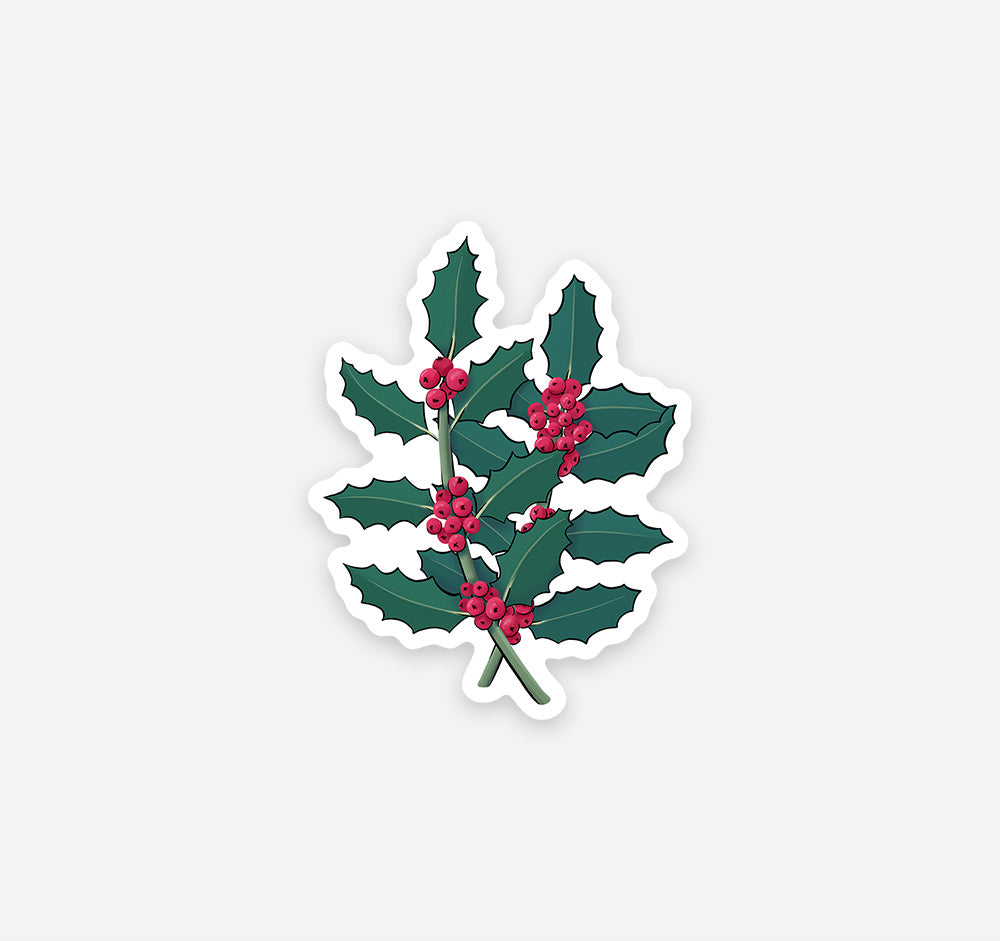 Holly sticker