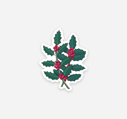 Holly sticker