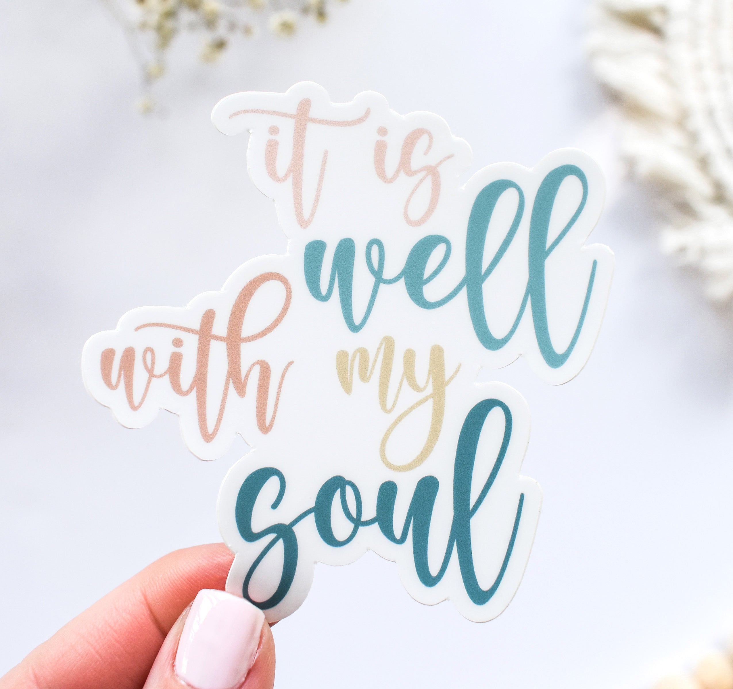 It is well with my soul Christian sticker