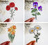 Birth month flowers stickers