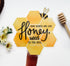 Kind words are like honey, sweet to the soul. This Proverbs 16:24 Bible verse Christian sticker has a honeycomb and bumble bee