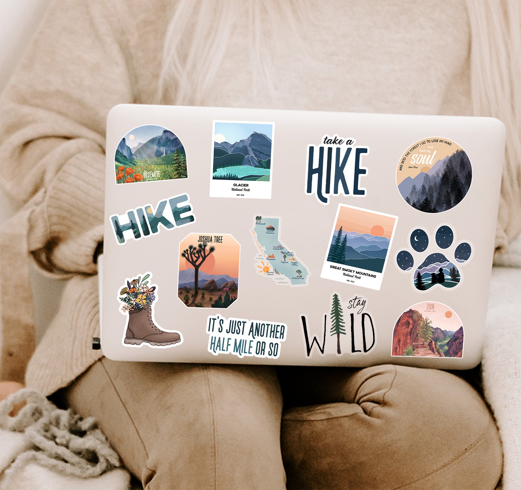 US National Parks laptop decals