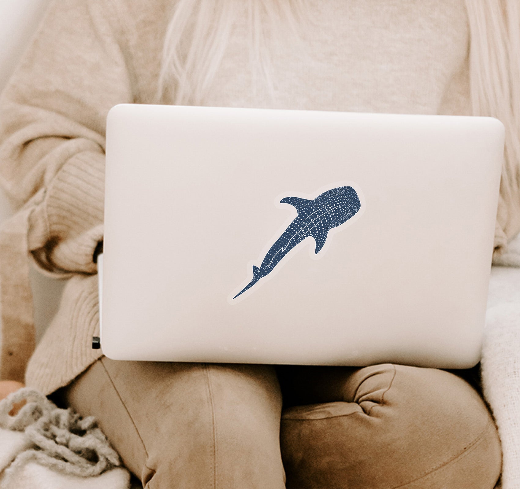 Large 6 inch whale shark sticker