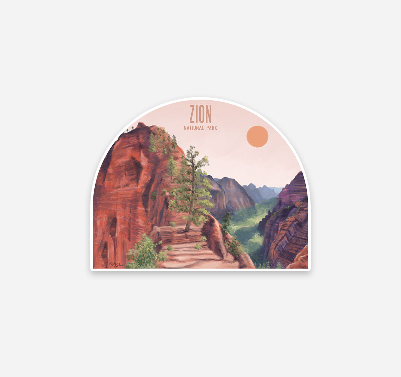 Zion National Park sticker