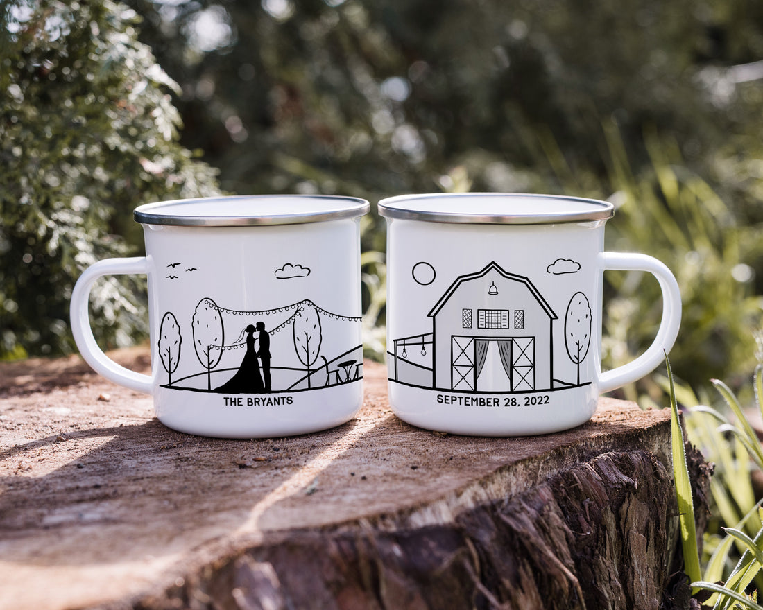 Barn Wedding Camp Mug