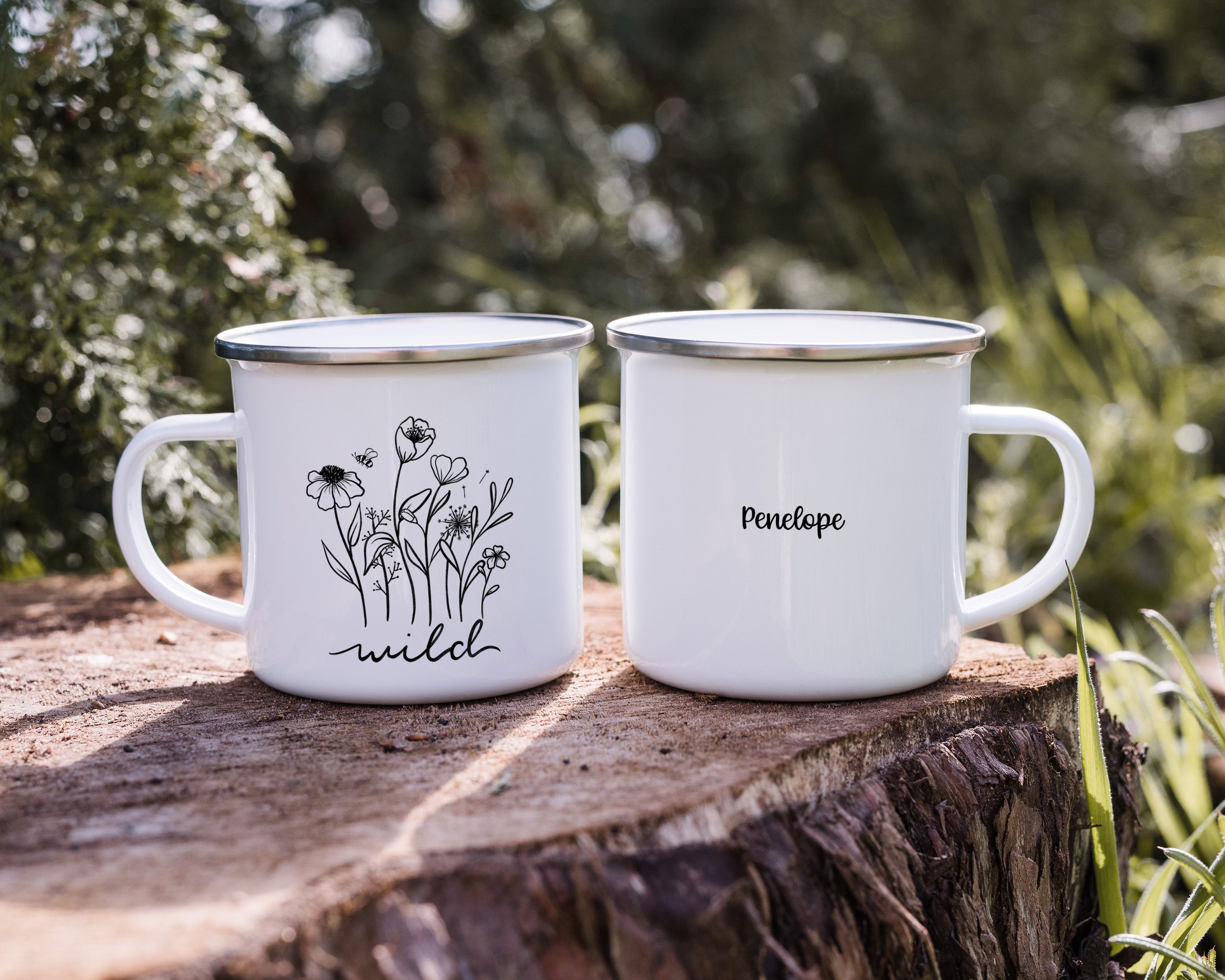 Wild Floral Camp Mug