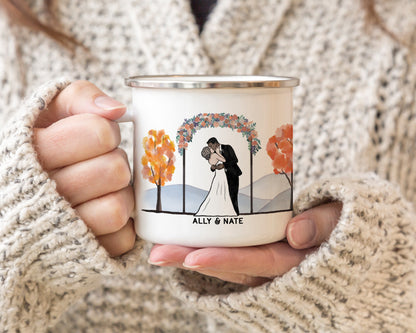 Fall Wedding Camp Mug