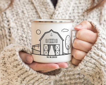 Barn Wedding Camp Mug