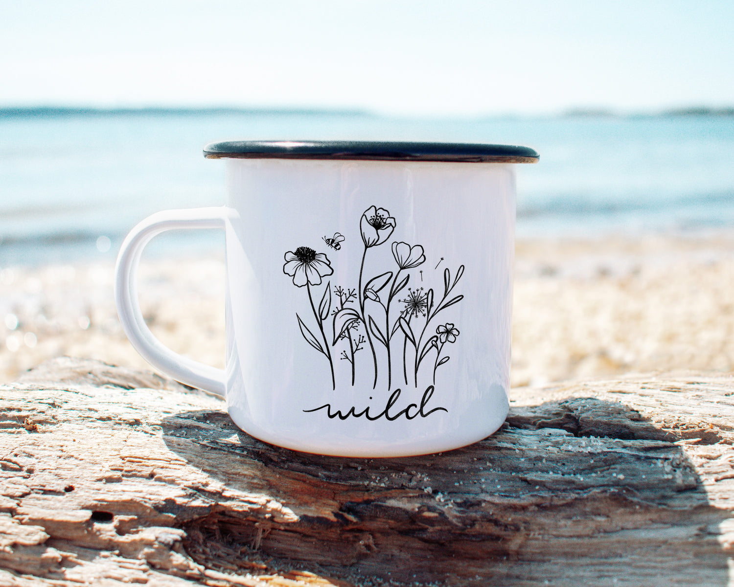 Wild Floral Camp Mug