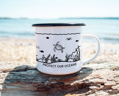 Underwater Divers Camp Mug