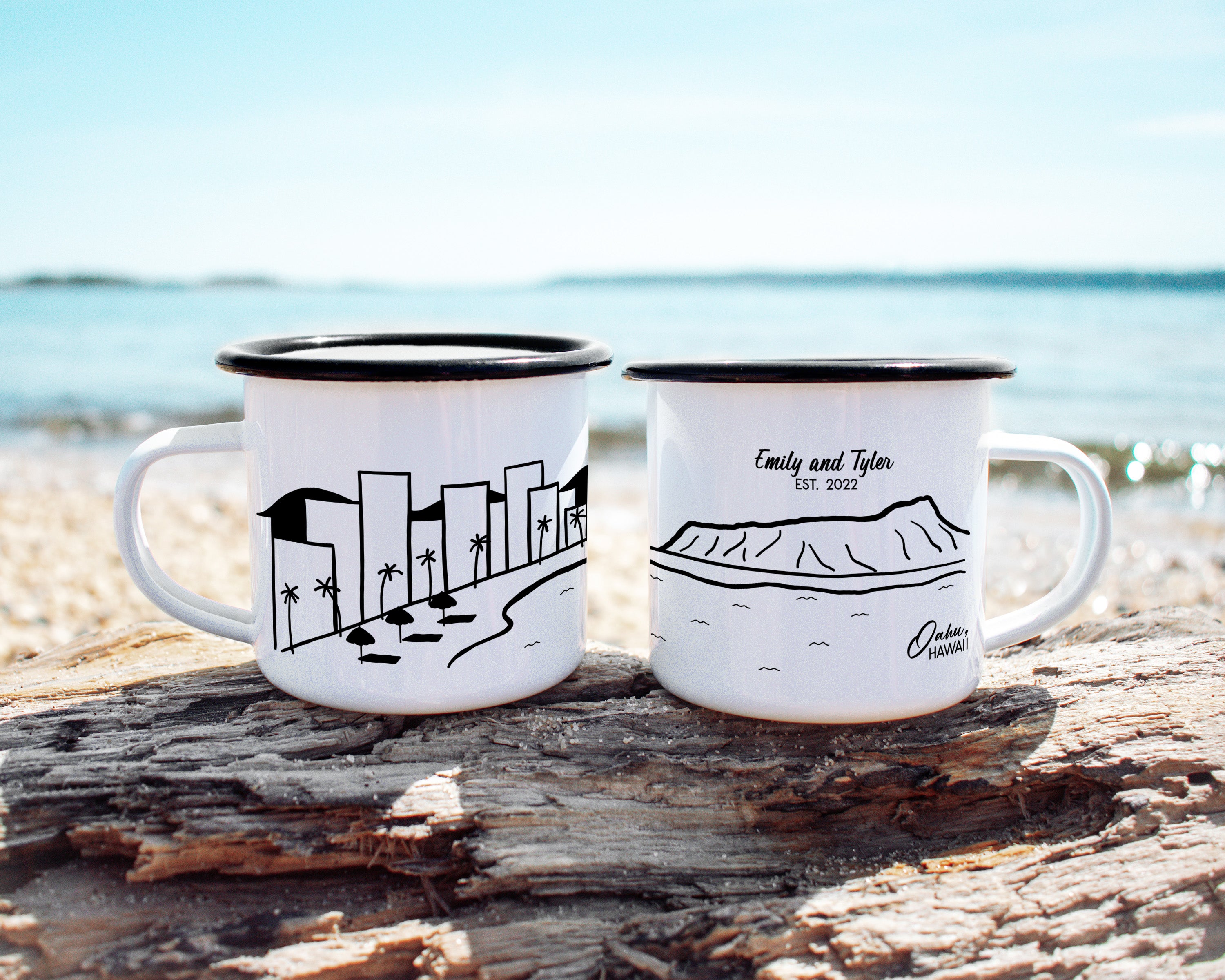 Waikiki Beach Camp Mug