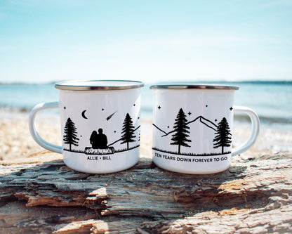 Couple Stargazing Camp Mug