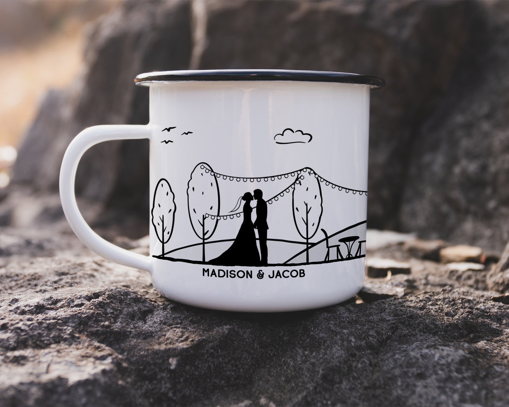 Barn Wedding Camp Mug