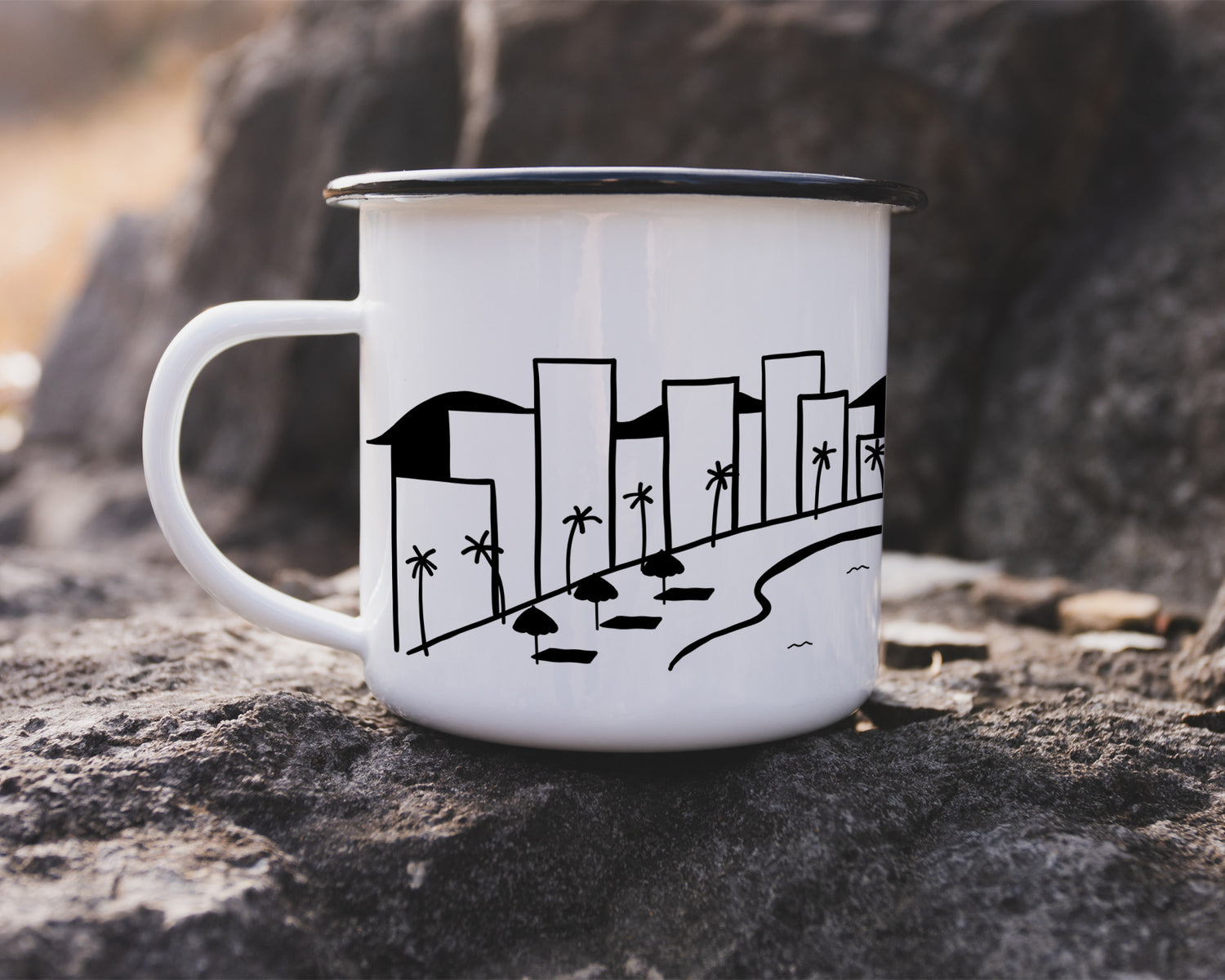 Waikiki Beach Camp Mug