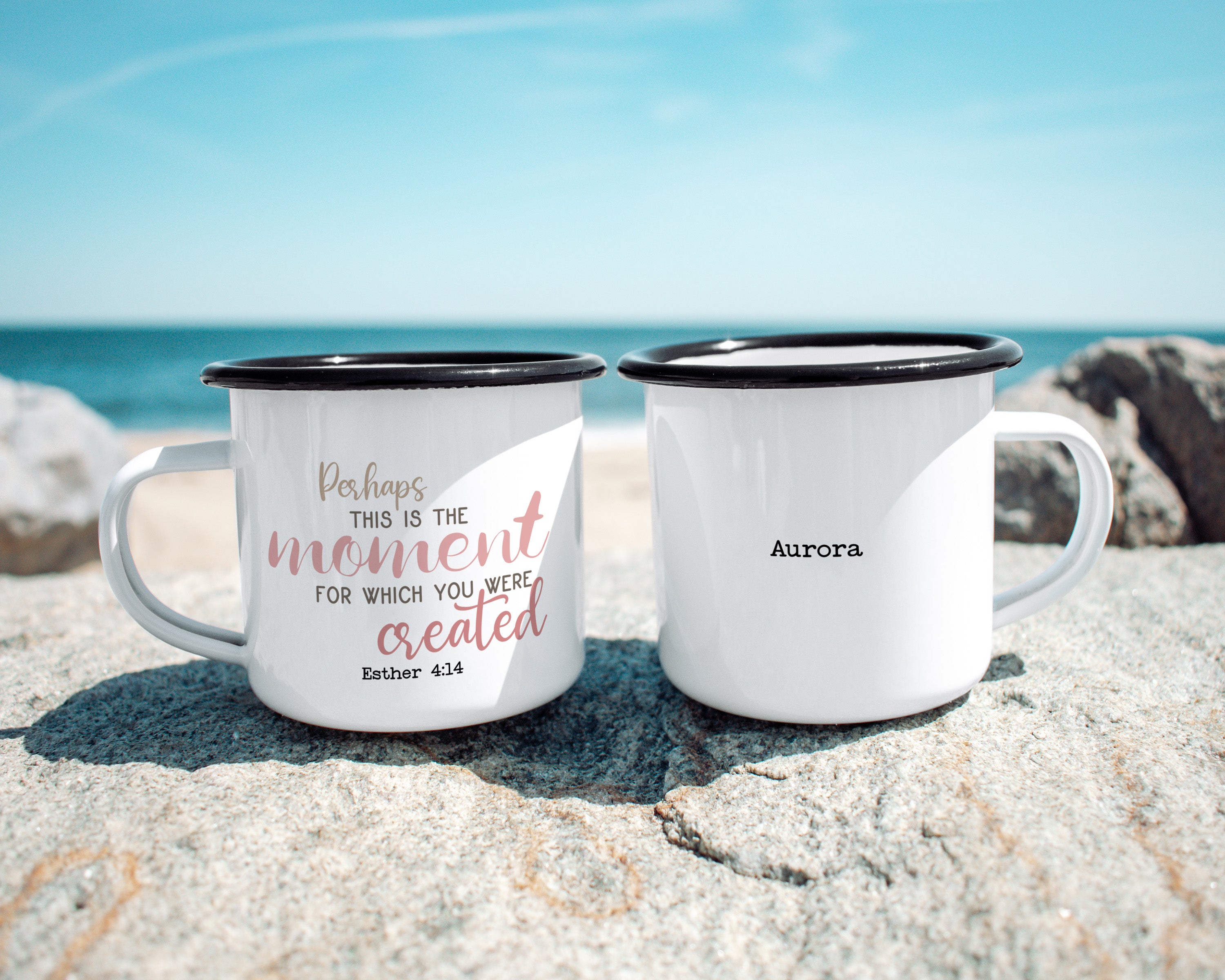 Perhaps This is the Moment for Which You Were Created Camp Mug