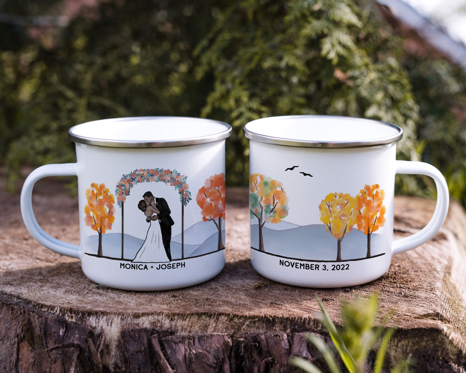 Fall Wedding Camp Mug