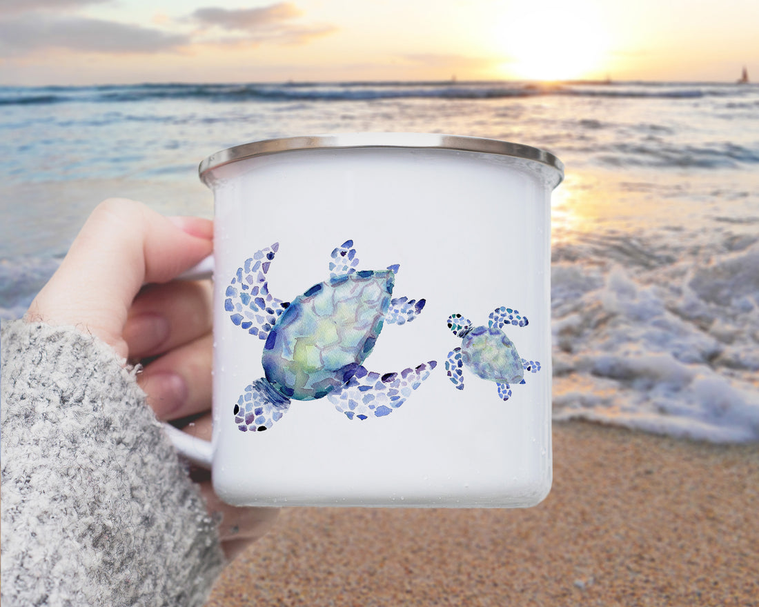 Sea Turtles Camp Mug