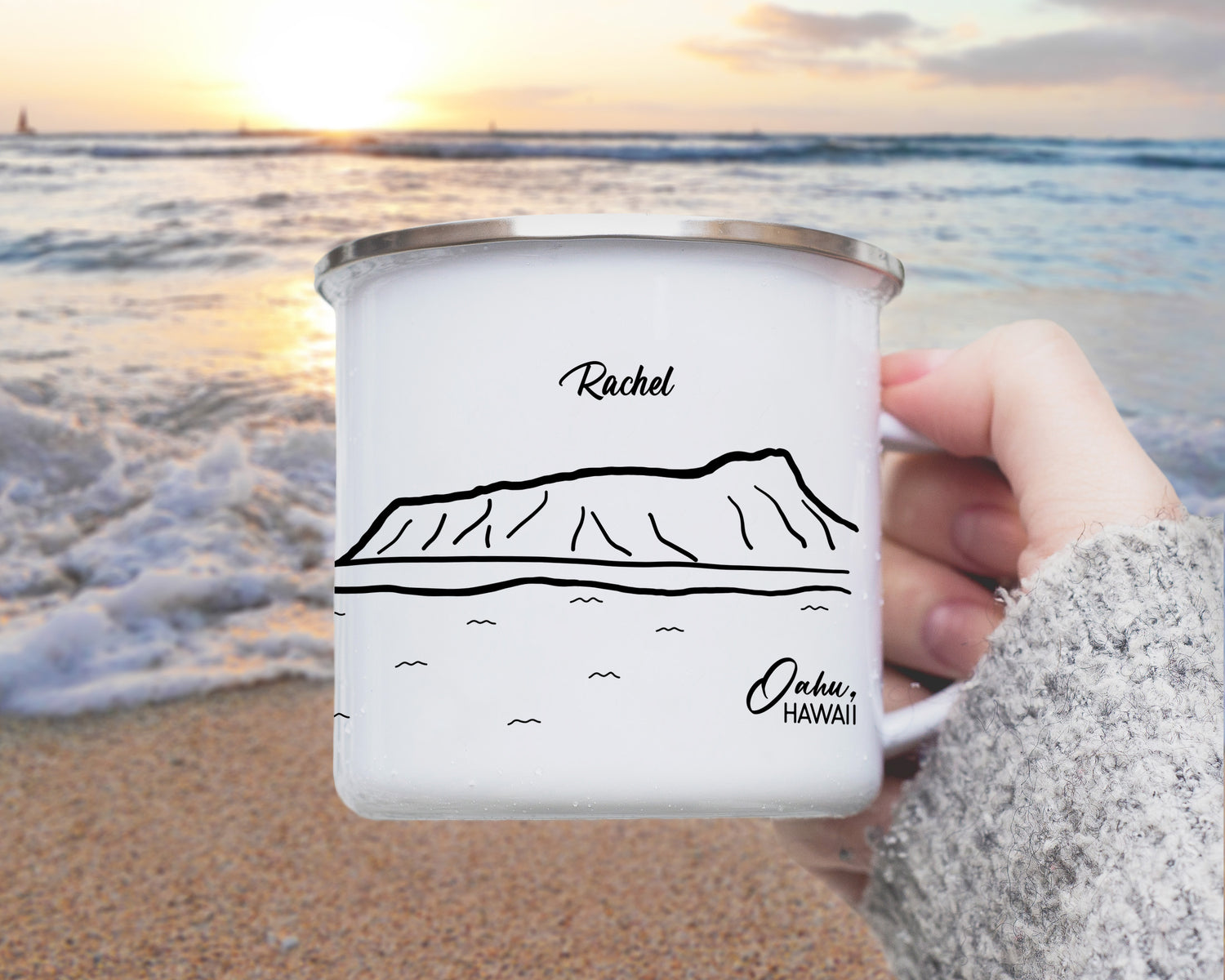 Waikiki Beach Camp Mug